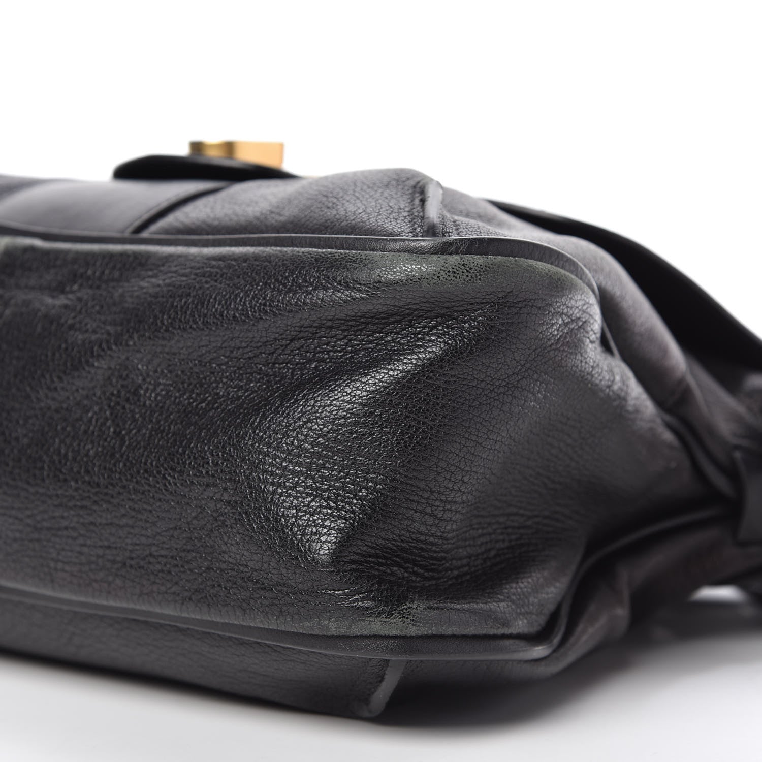 Chloe Grained Lambskin Calfskin Small Lexa Shoulder Bag Black 7 of 9