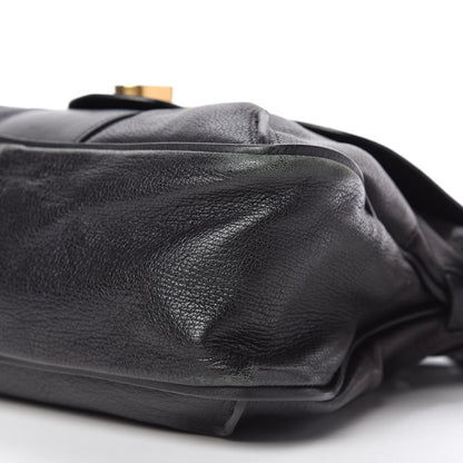 Chloe Grained Lambskin Calfskin Small Lexa Shoulder Bag Black 7 of 9