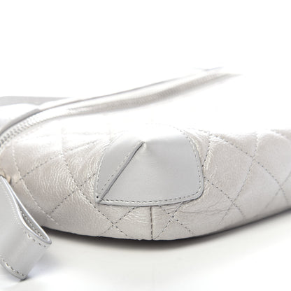 Chanel Metallic Calfskin Camera Case Silver 8 of 10