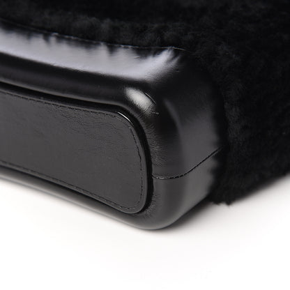 Chanel Shearling Small Gabrielle Hobo Black 8 of 9