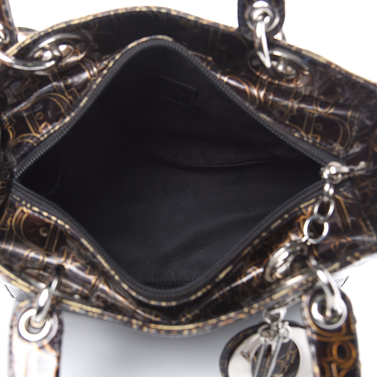 Patent Ultimate Medium Lady Dior Brown