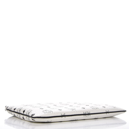 MCM Visetos Large Crossbody Black White 4 of 15