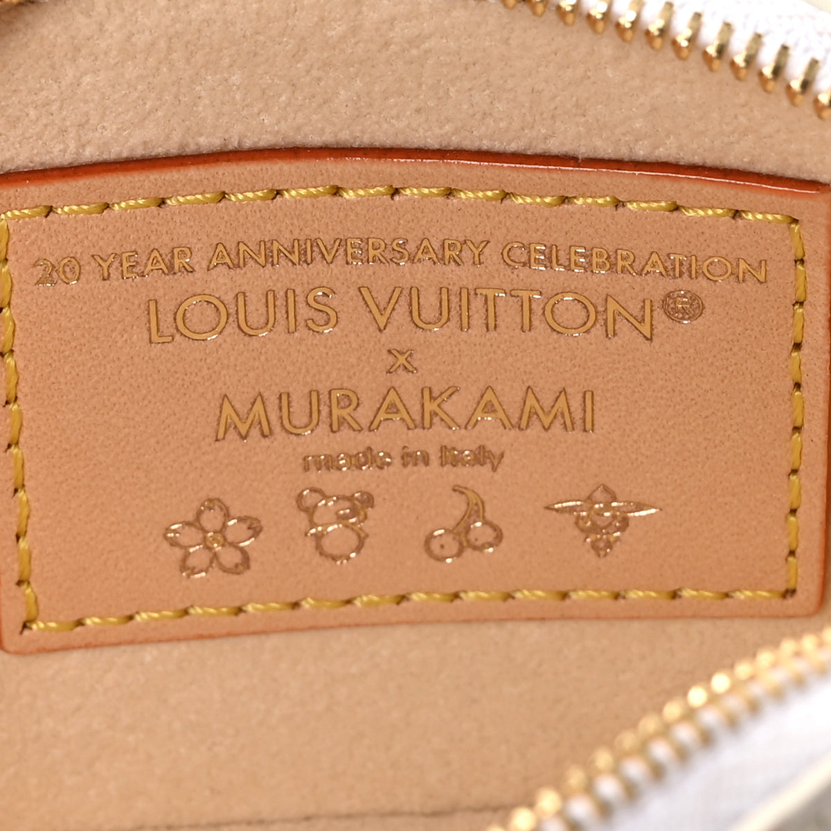 Louis Vuitton LV x TM Monogram Multicolor Micro Alma Bag Charm White 4 of 4