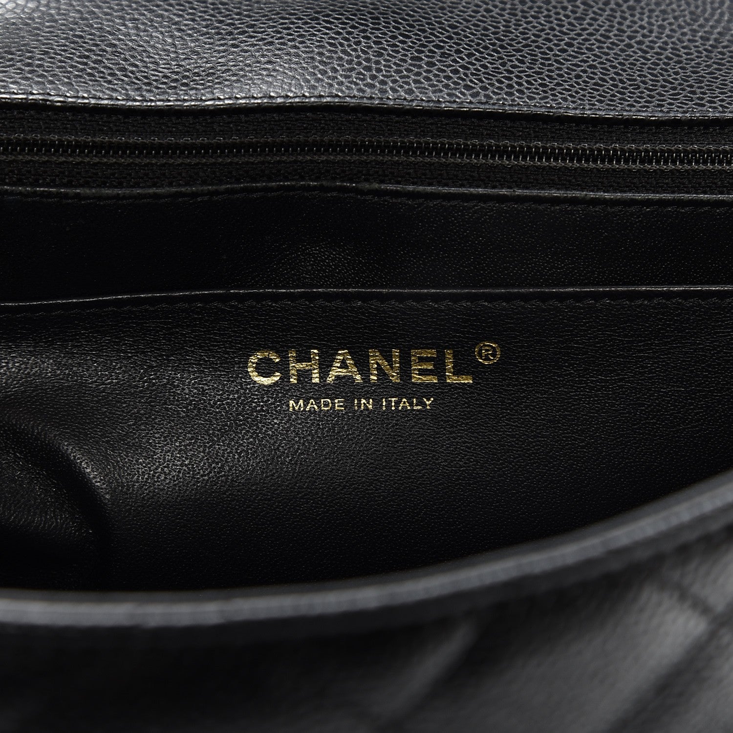 Chanel Caviar Quilted Jumbo Single Flap Black 6 of 14