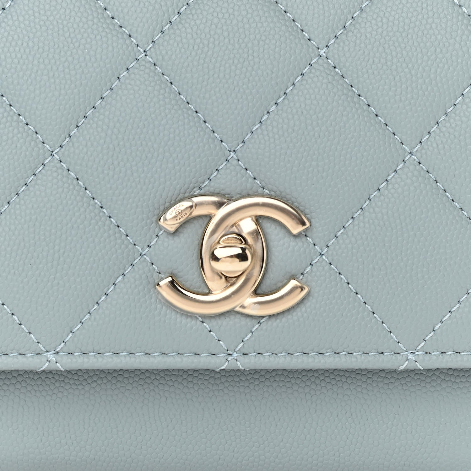 Chanel Caviar Quilted Small Business Affinity Flap Blue 7 of 10