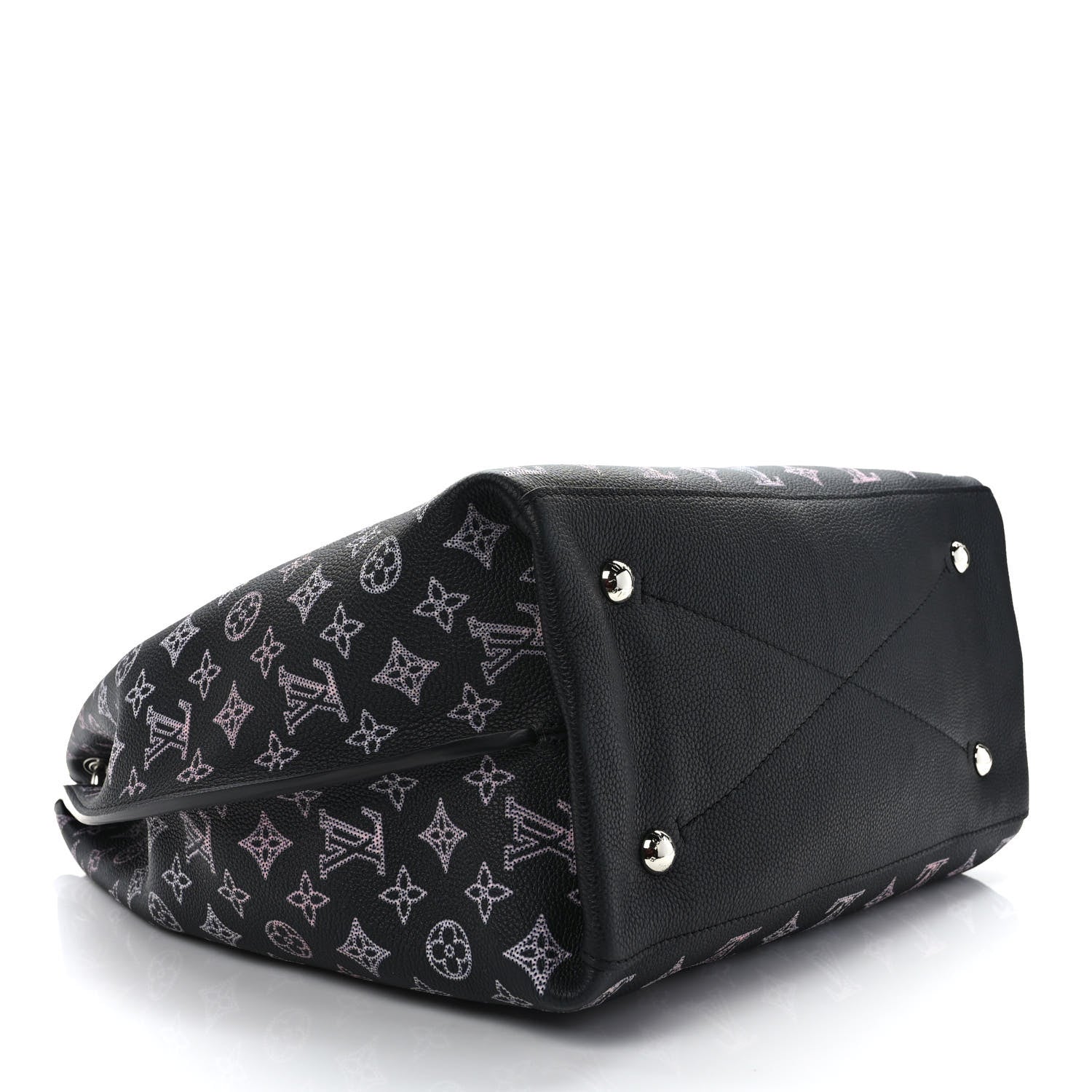 Louis Vuitton Mahina Carmel Hobo PM Black 4 of 8