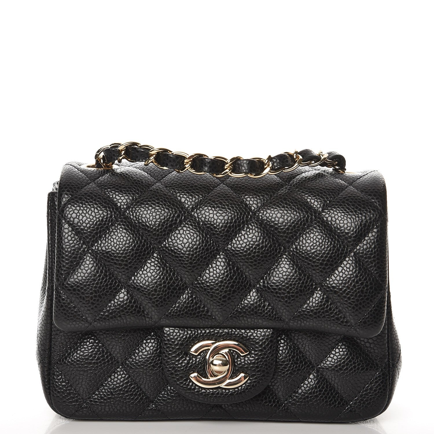 Chanel Caviar Quilted Mini Square Flap Black 1 of 8