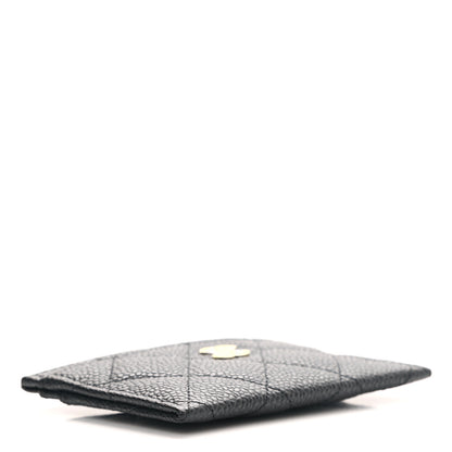 Chanel Caviar Quilted Card Holder Black 4 of 9