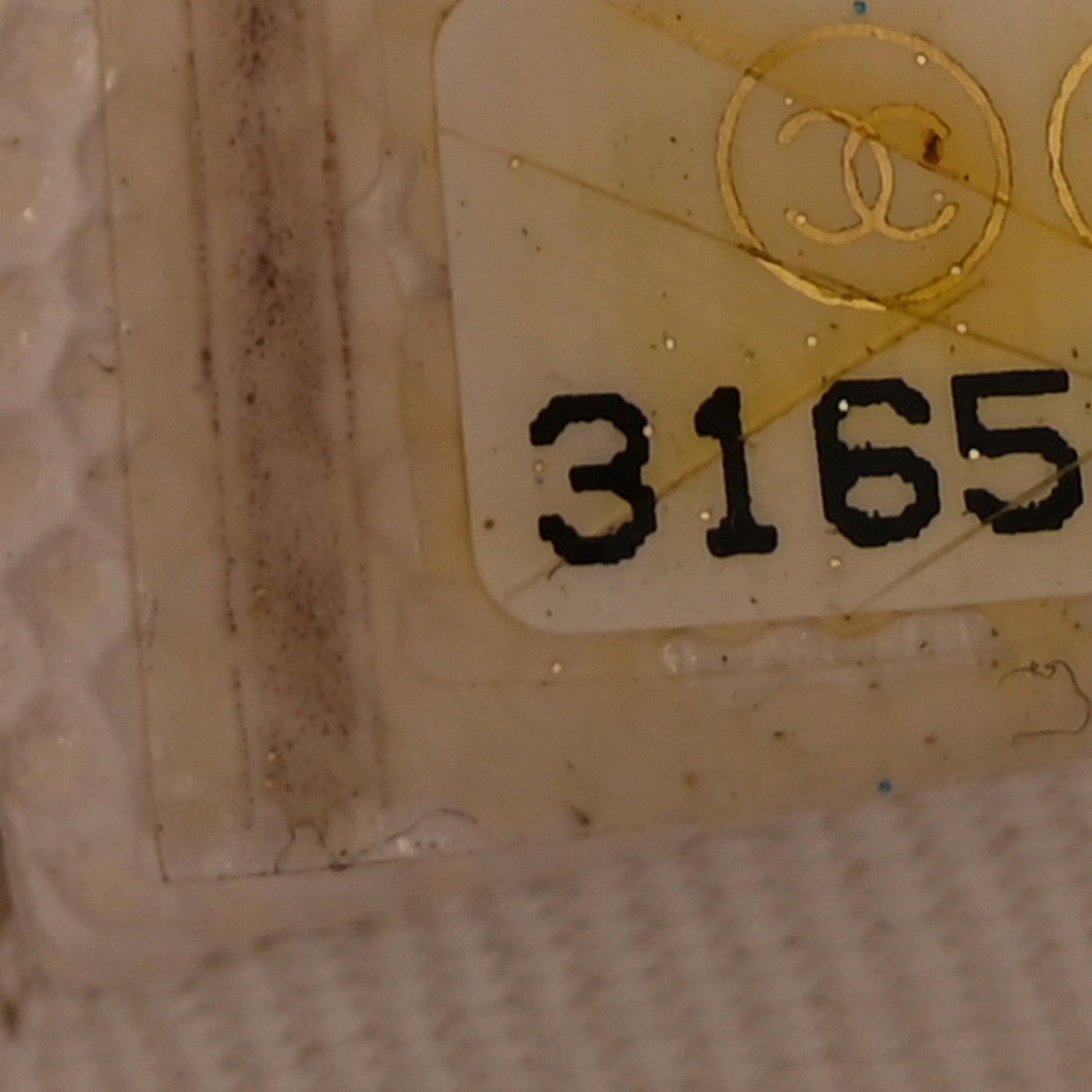Chanel Caviar Quilted Small Cosmetic Case White 7 of 12