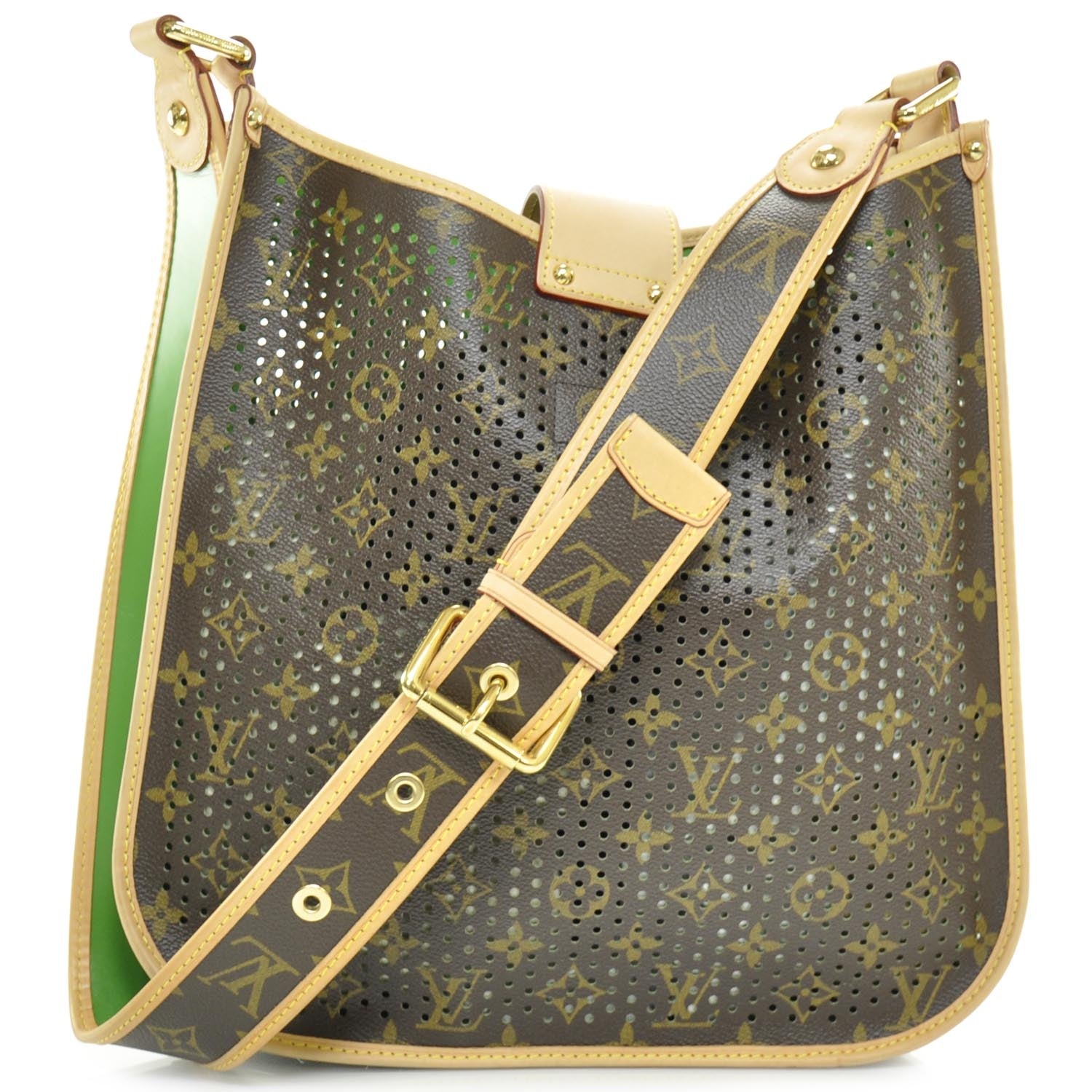 Louis Vuitton Monogram Perforated Musette Green 4 of 9