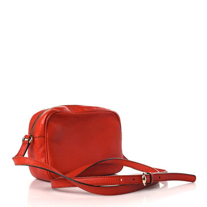 Gucci Pebbled Calfskin Small Soho Disco Bag Sun Orange 3 of 10