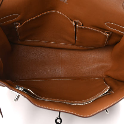 Hermes Taurillon Clemence Jypsiere 28 Gold 5 of 8