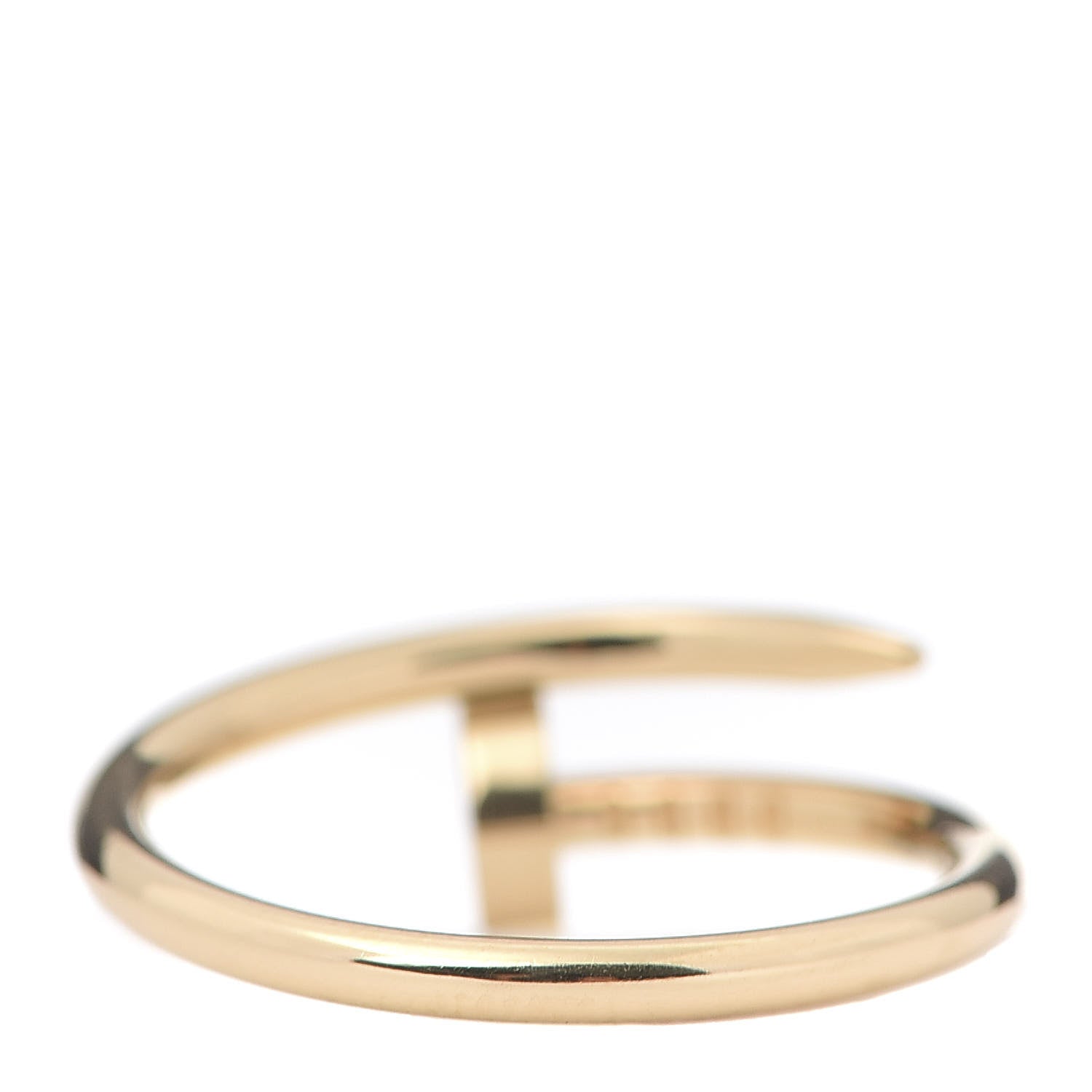 Cartier 18K Yellow Gold Small Juste Un Clou Ring 51 5.75 3 of 7