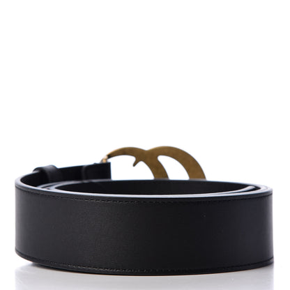 Gucci Calfskin Double G 40mm Belt 95 38 Black 2 of 3