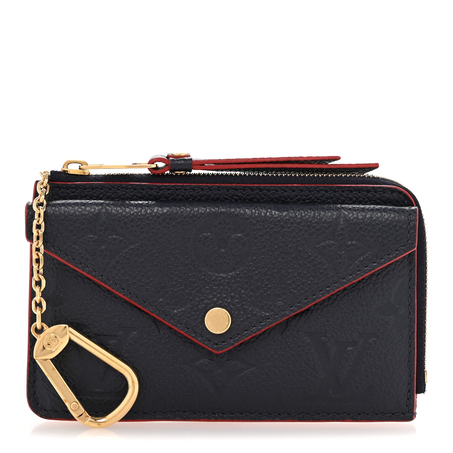 Louis Vuitton Empreinte Recto Verso Card Holder Marine Rouge 1 of 7