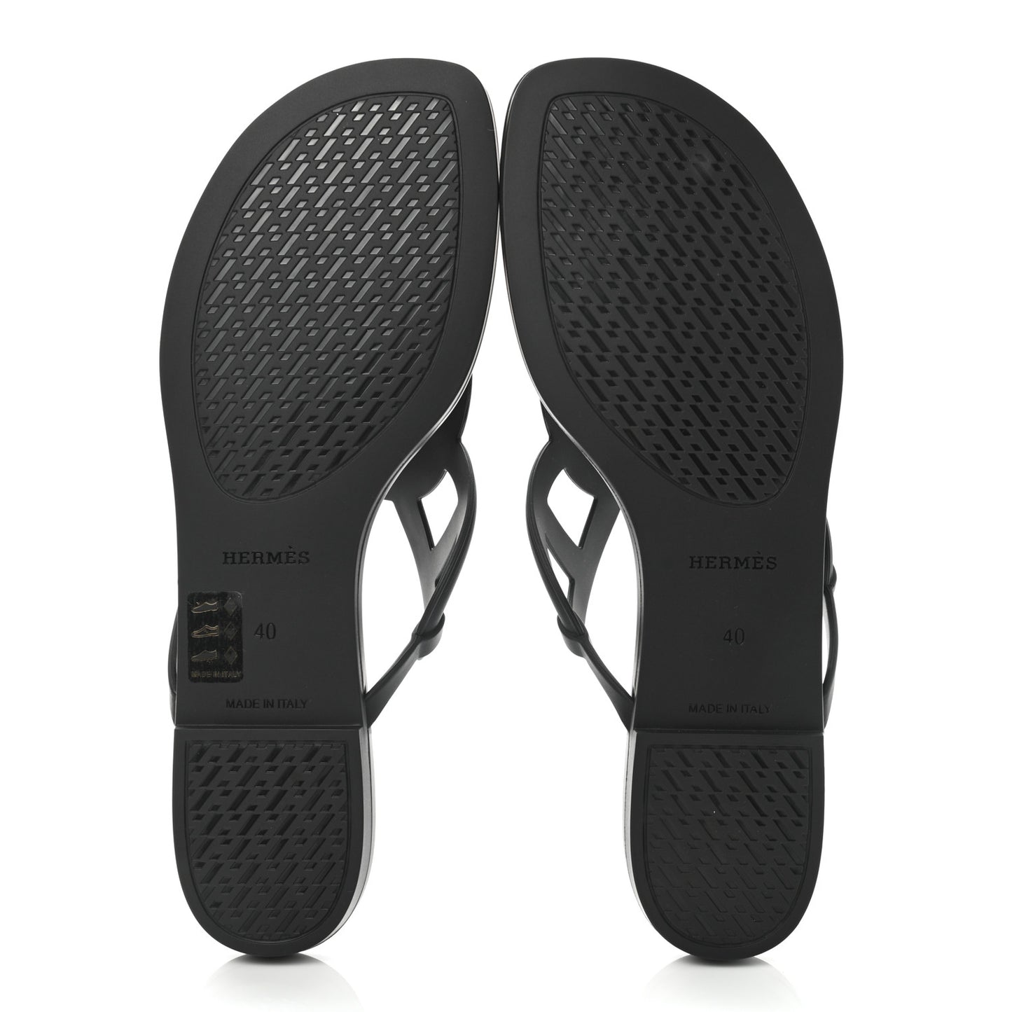 Rubber Womens Egerie Sandals 40 Black