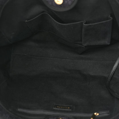 Chanel Woven Straw Raffia Large Deauville Tote Black 5 of 14