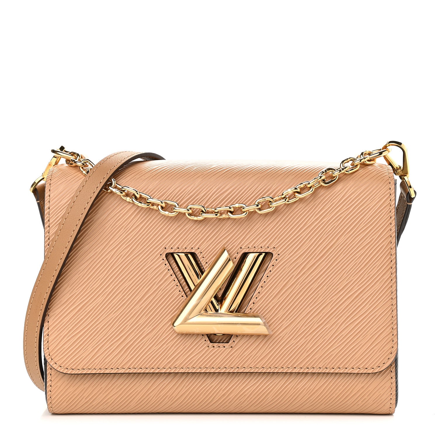 Louis Vuitton Epi Twist Shoulder Bag MM Camel 1 of 9