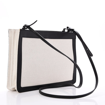 Balenciaga Cotton Canvas Pochette Crossbody Bag Black 3 of 8
