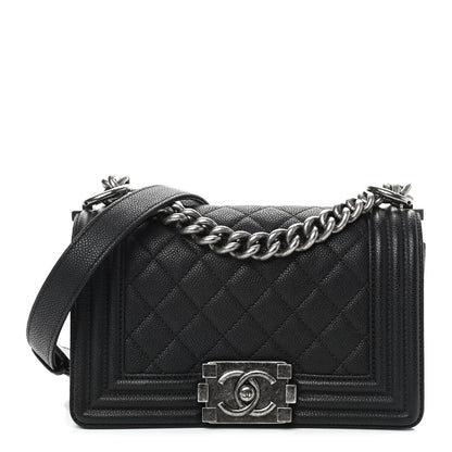 Chanel Caviar Quilted Small Boy Flap Black 1 of 9