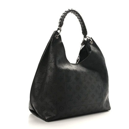 Louis Vuitton Mahina Carmel Hobo Black 3 of 10