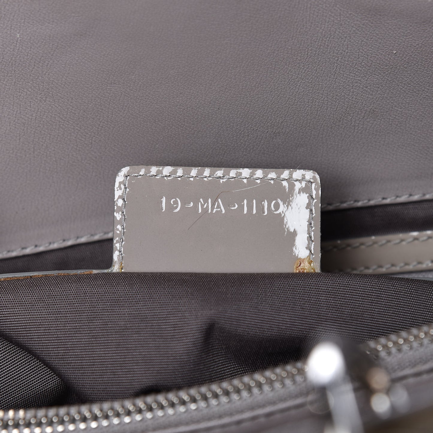 Patent Cannage Medium Granville Tote Beige
