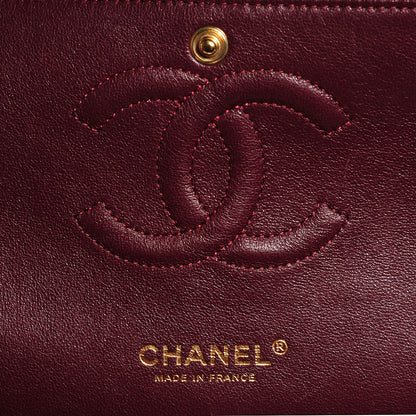Chanel Lambskin Quilted Medium Double Flap Black 7 of 8