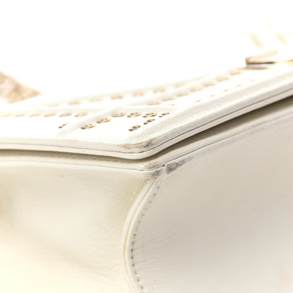 Christian Dior Lambskin Studded Medium Diorama Flap Bag Latte 13 of 17