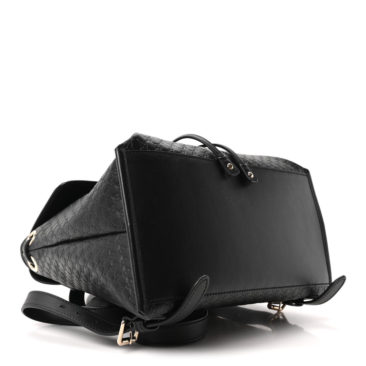 Microguccissima Drawstring Backpack Black