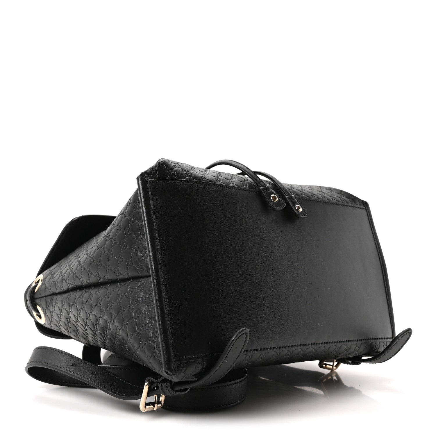 Gucci Microguccissima Drawstring Backpack Black 4 of 10