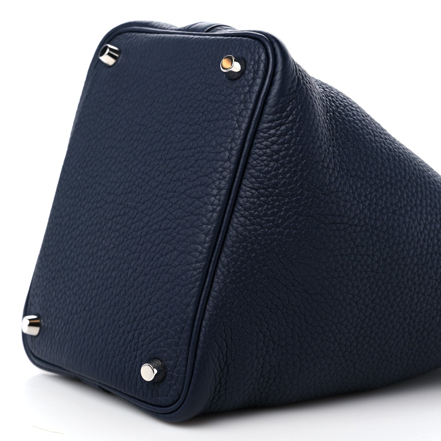 Hermes Taurillon Clemence Picotin Lock 18 PM Bleu Nuit 9 of 10