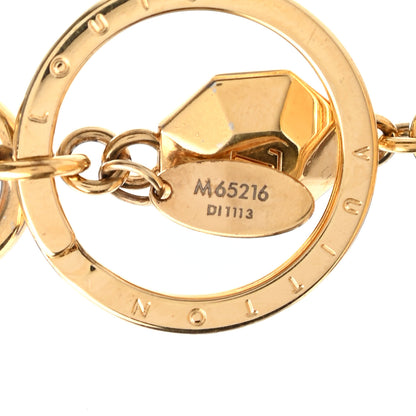Louis Vuitton LV Facettes Bag Charm Key Holder Gold 4 of 4