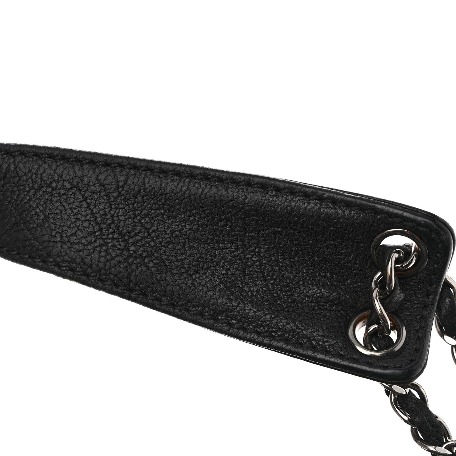 Chanel Calfskin Diamond Stitch Accordion Flap Black 18 of 21