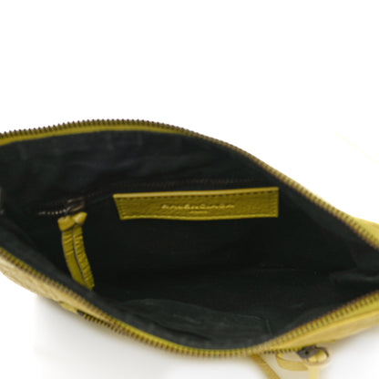 Balenciaga Agneau Classic Hardware Flat Crossbody Jaune Poussin 4 of 17