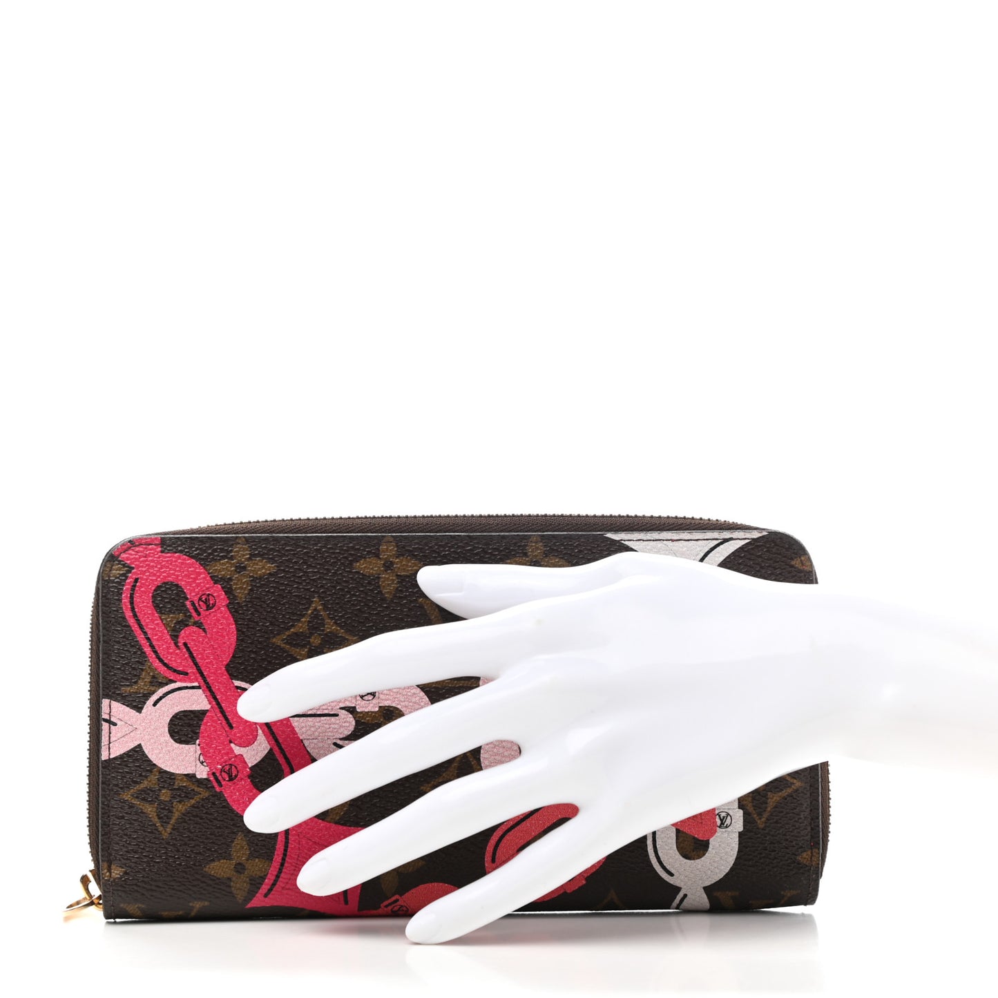Monogram Bay Zippy Wallet Rose Ballerine Poppy