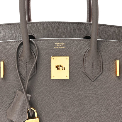 Hermes Epsom Birkin Sellier 30 Etain 6 of 11