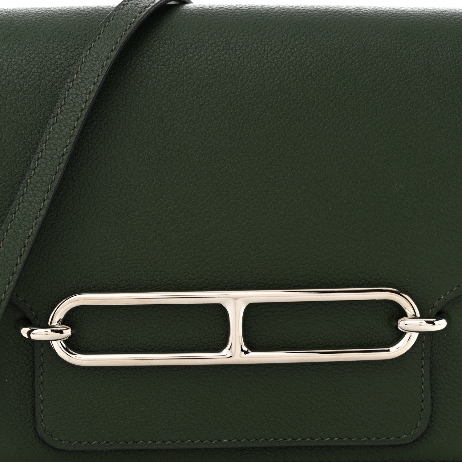Hermes Evercolor Mini Sac Roulis Vert Anglais 8 of 10