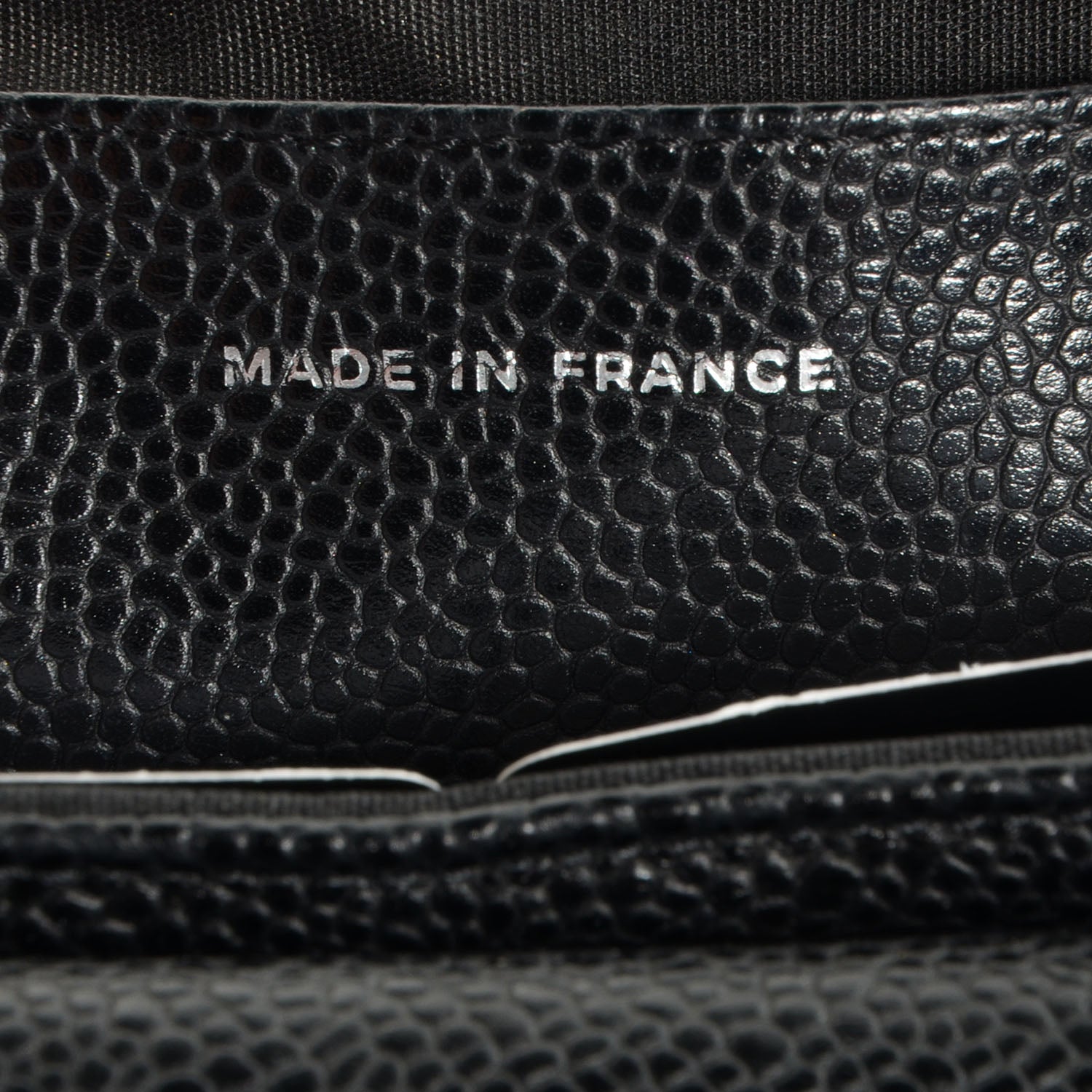 Chanel Caviar Half Moon Wallet On Chain WOC Black 7 of 8