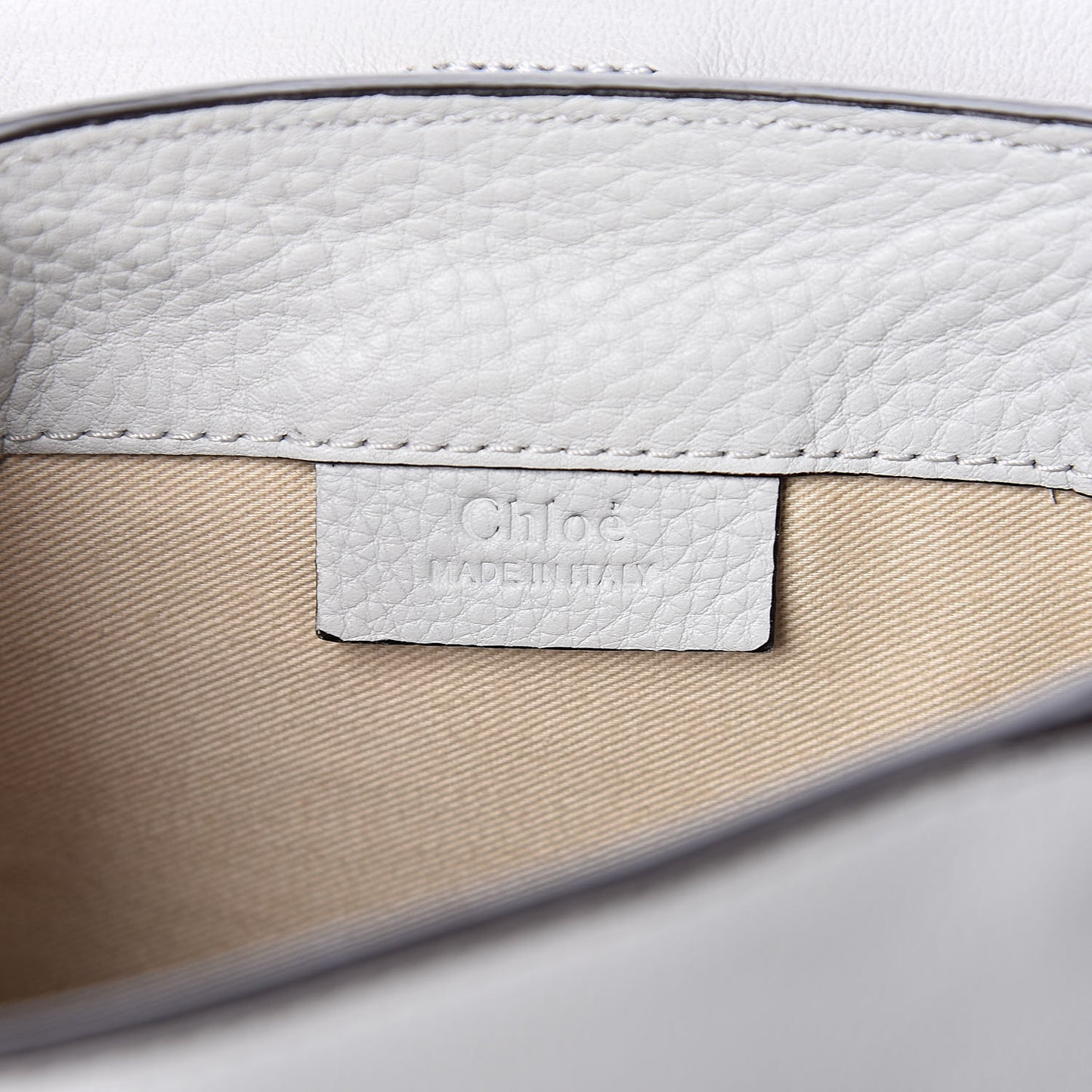 Suede Calfskin Mini Faye Backpack Airy Grey