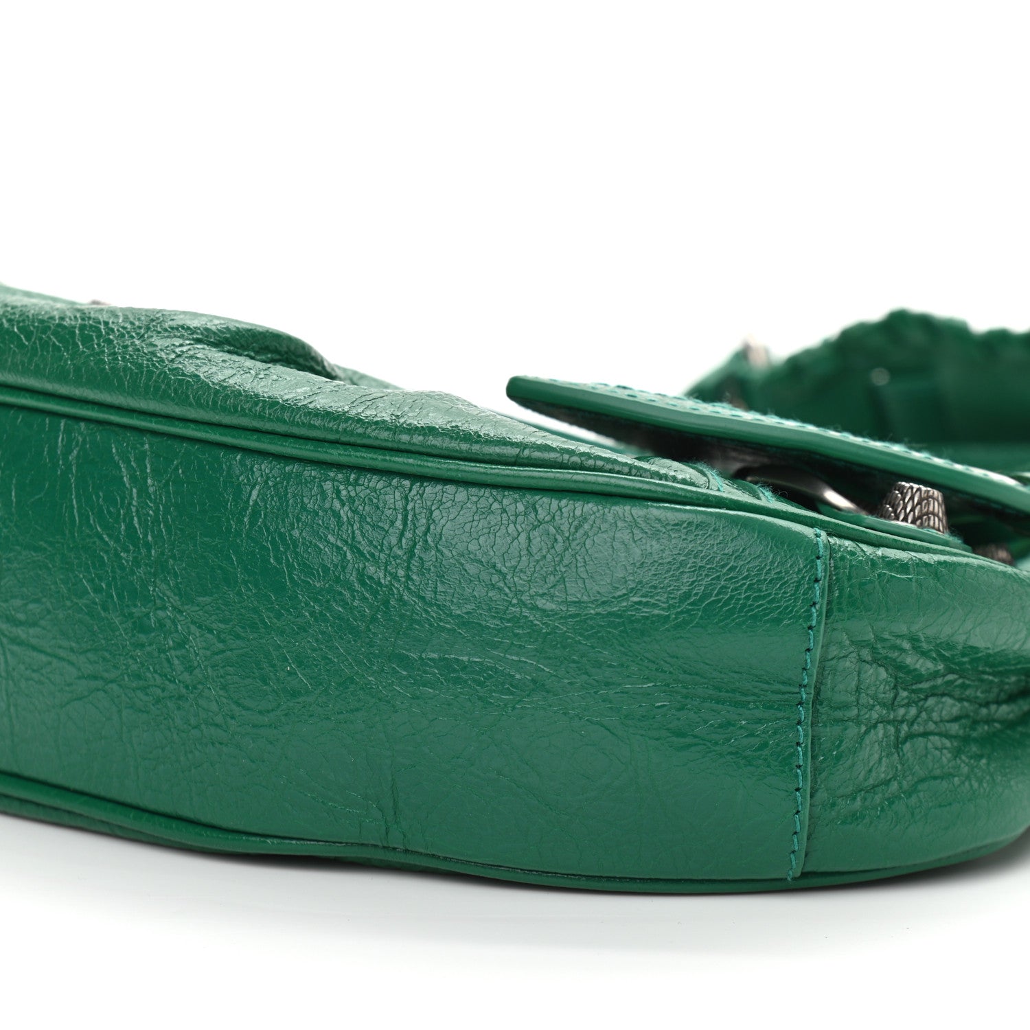 Balenciaga Agneau Arena XS Le Cagole Shoulder Bag Jade 9 of 9