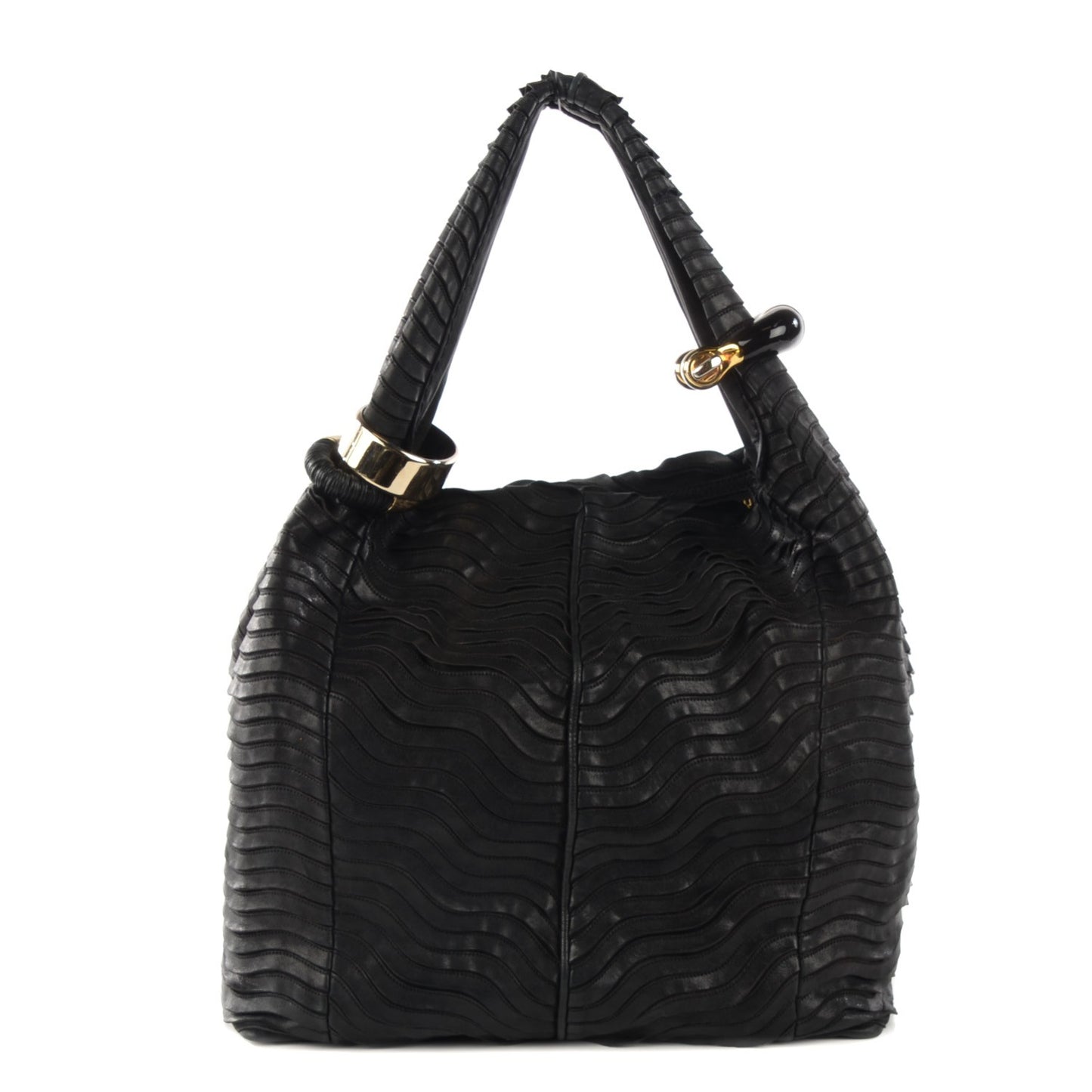 Nappa Medium Saba Hobo Black