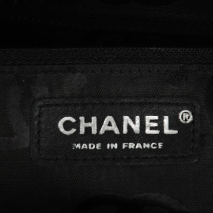 Chanel Calfskin Quilted Large Cambon Bowler Beige Black 6 of 12