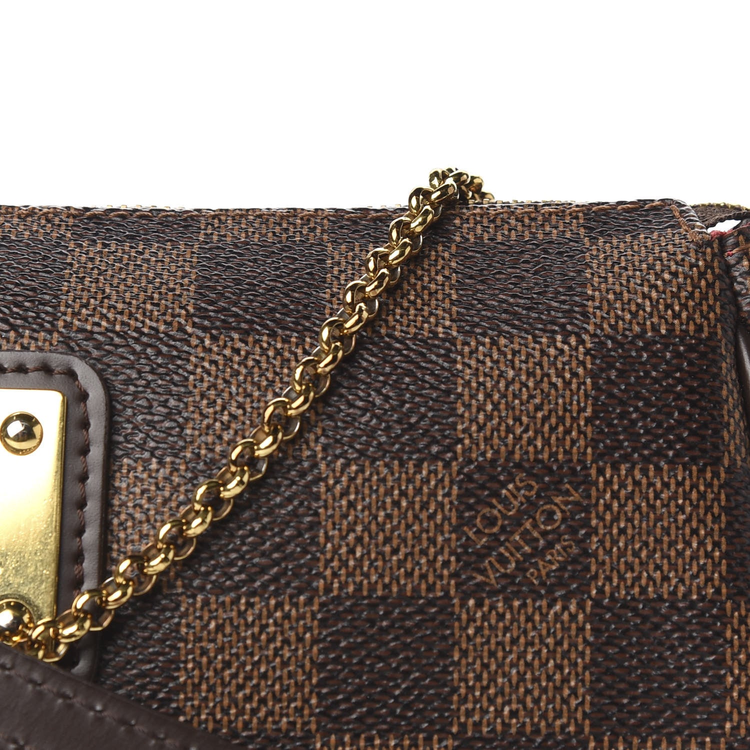 Louis Vuitton Damier Ebene Eva Clutch 7 of 10