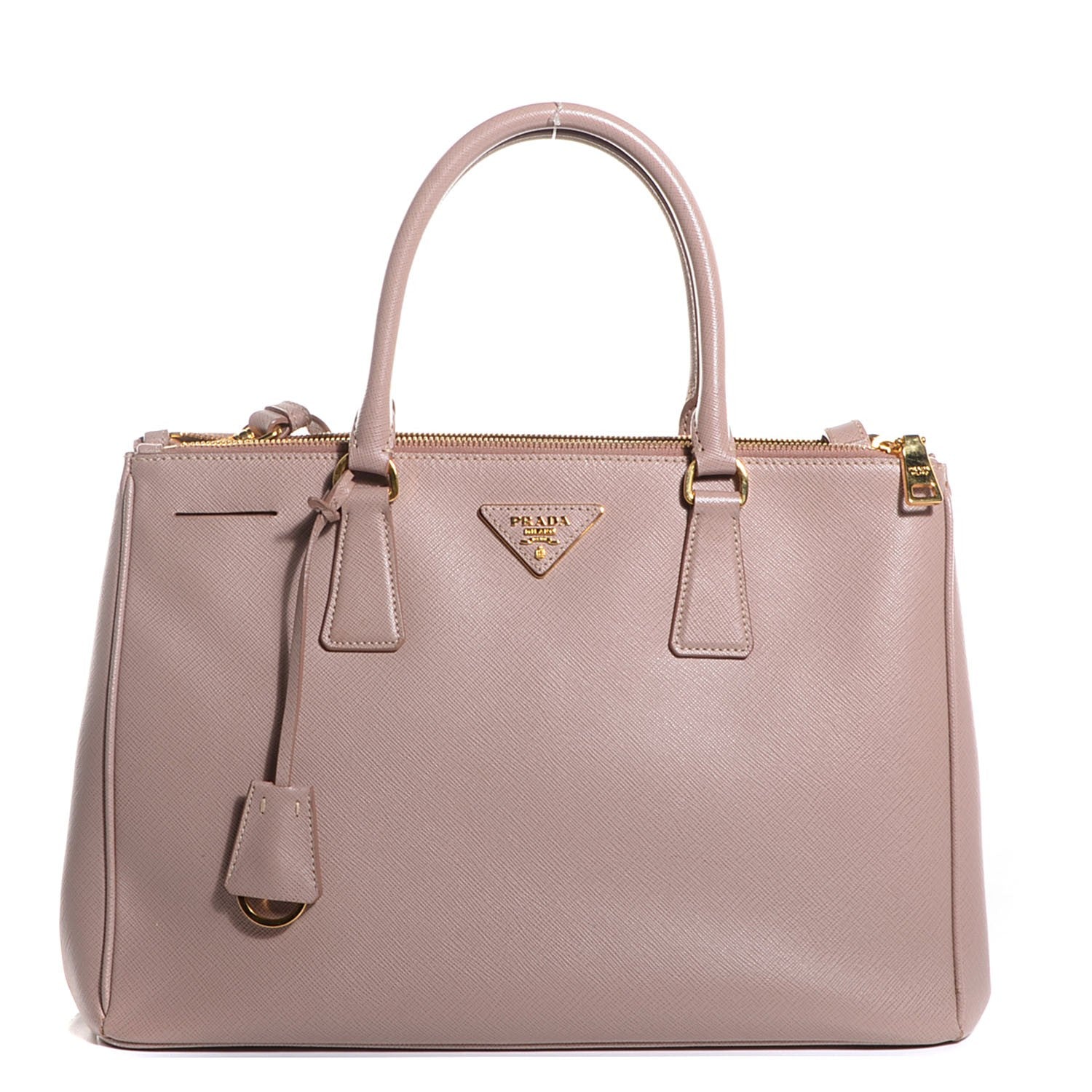 Prada Saffiano Lux Medium Double Zip Tote Cammeo 1 of 11