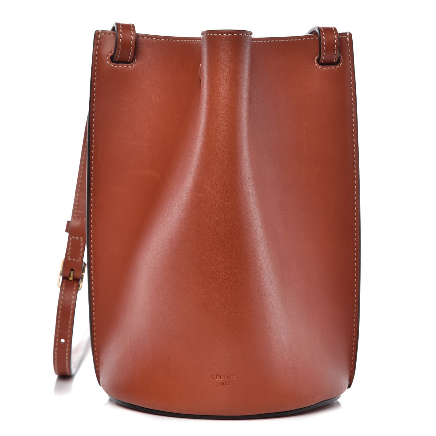 Smooth Calfskin Mini Pinched Bag Brick