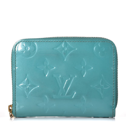 Louis Vuitton Vernis Zippy Coin Purse Blue Lagon 1 of 10
