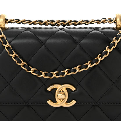 Chanel Calfskin Quilted Mini Perfect Fit Flap Black 8 of 13