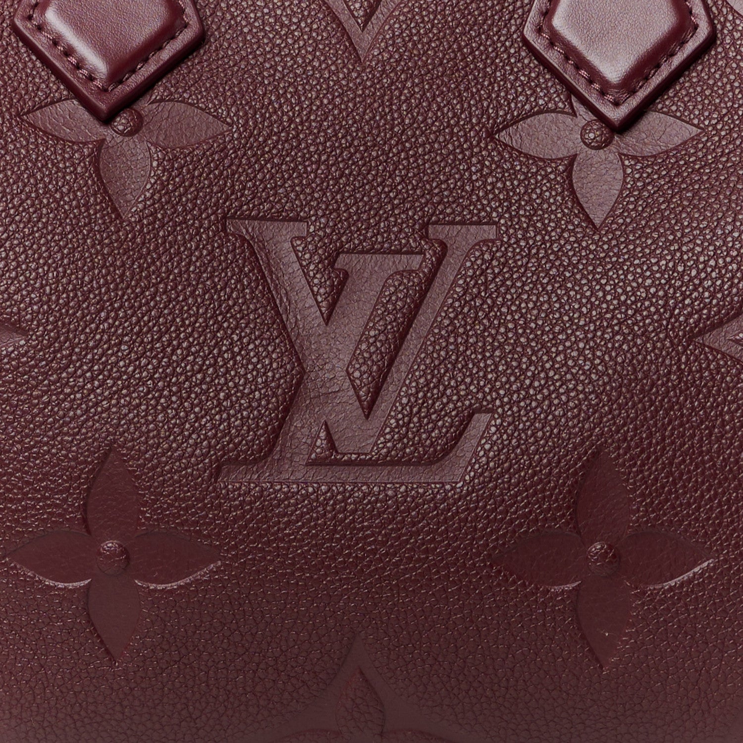 Louis Vuitton Empreinte Monogram Giant Speedy Bandouliere 25 Wine 11 of 15