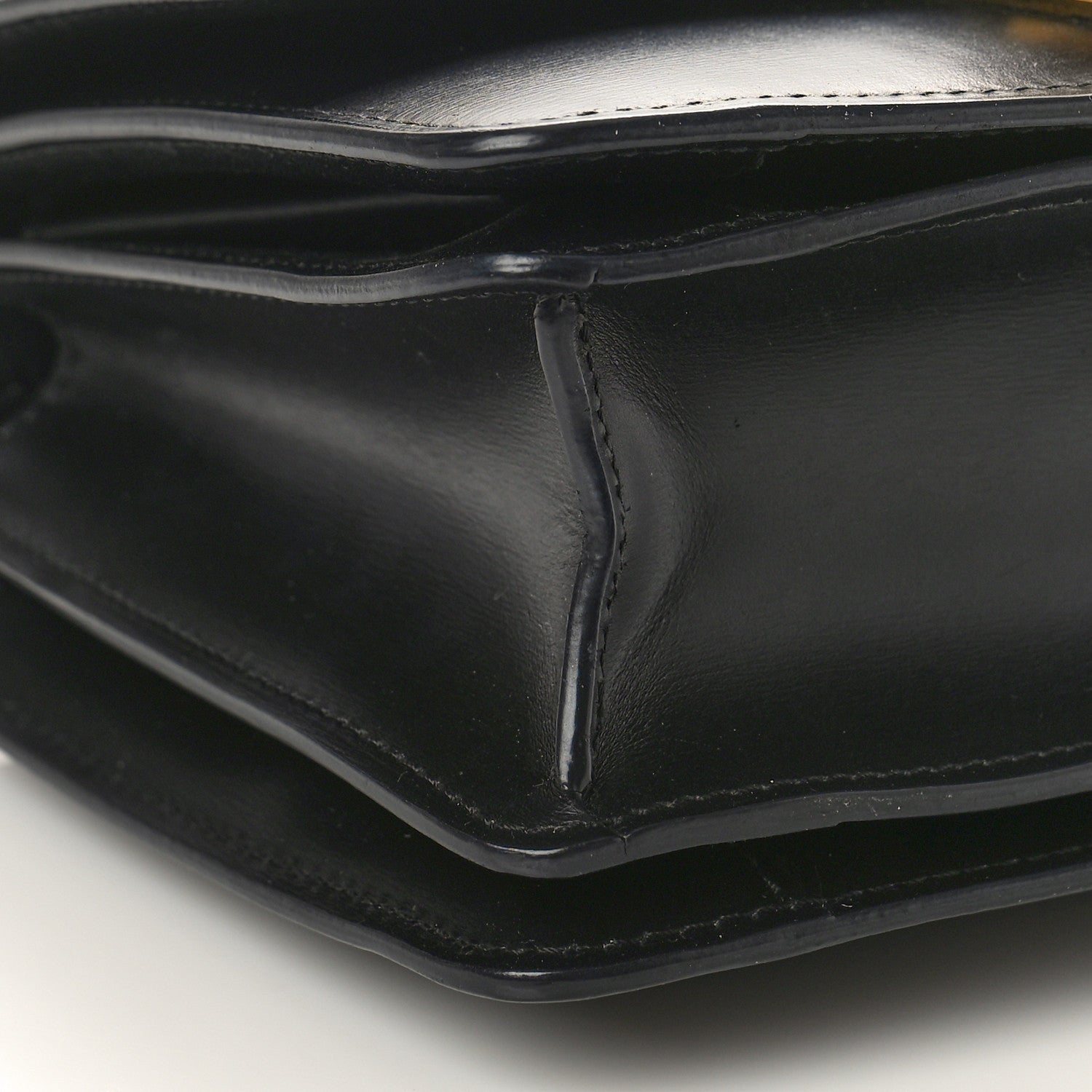 Celine Box Calfskin Small Classic Box Flap Bag Black 8 of 9