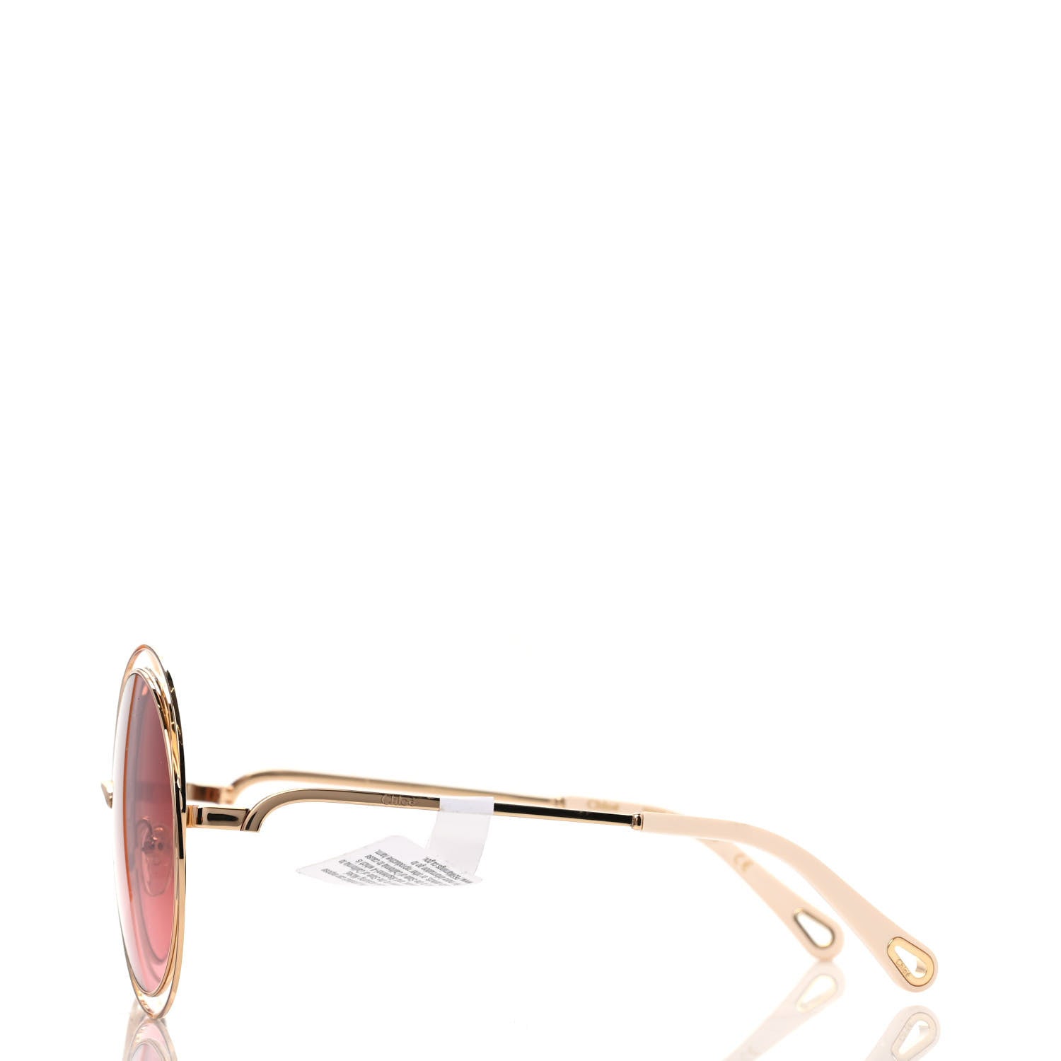 Chloe Metal Oversized Round Carlina Oversized Round Sunglasses CE114SD Gold 3 of 7